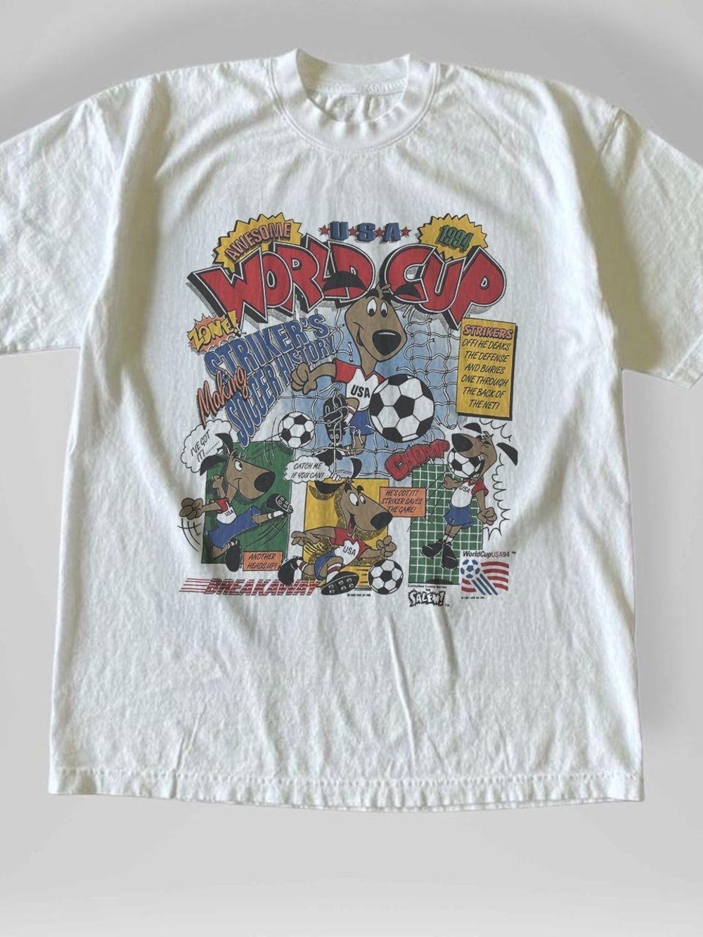 Gildan White Short-Sleeve World Cup Graphic Tee